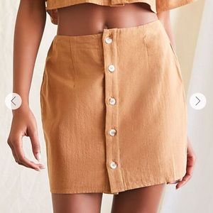 Forever21 Button down skirt